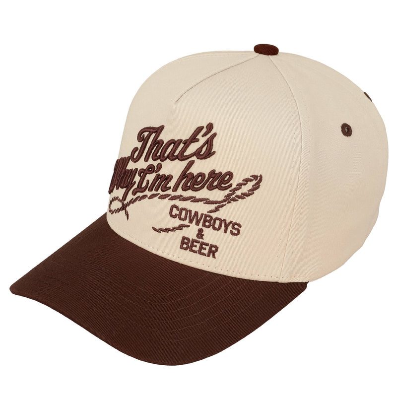 Hana - C.C THAT'S WHY I'M HERE Cotton Trucker Cap