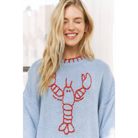 Pre-Order Cape Lobster Sweater- Blue