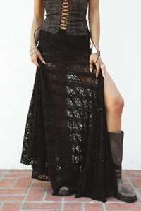 Mariss Maxi Lace Skirt