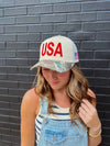 Pre-Order USA Vintage Trucker Hat-Camo