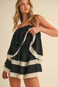 Santorini Lace Romper