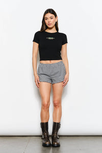 Olive Bead Baby Tee