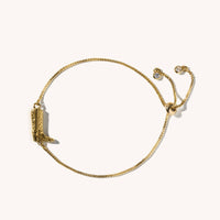 Gold Cowboy Boot Slider