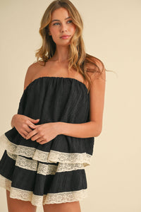 Santorini Lace Romper
