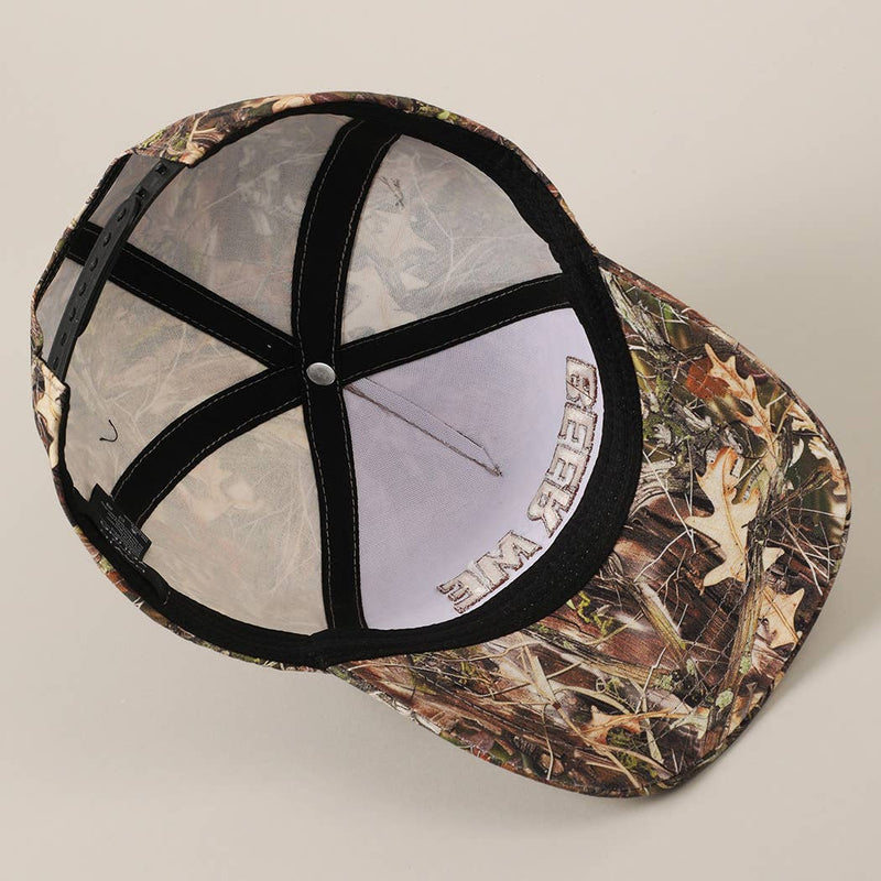 Pre-Order Beer Me Light Camo Hat