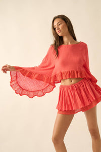 Newport Crochet Lace Top