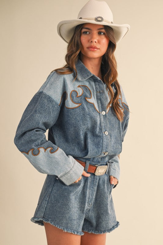 Jackson Denim Romper