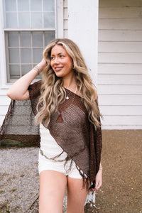 Desert Night Shawl- Brown