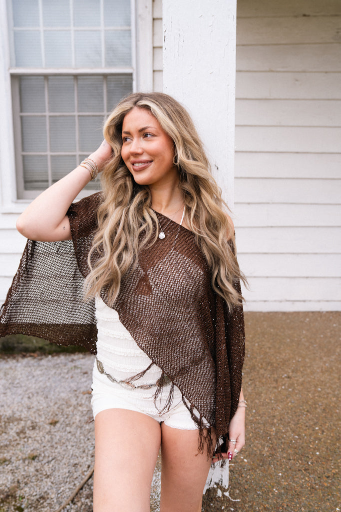 Desert Night Shawl- Brown