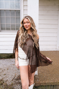 Desert Night Shawl- Brown