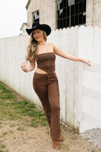 Zahara Strapless Scarf Top