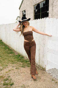 Zahara Strapless Scarf Top