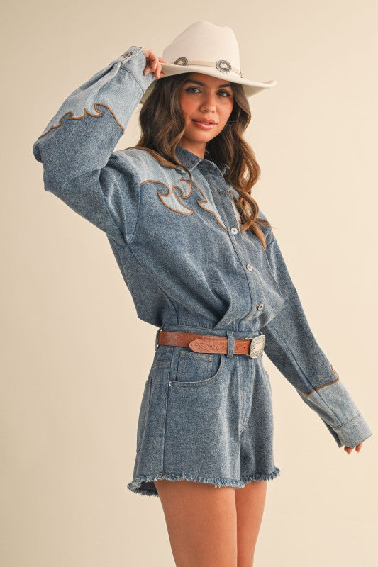 Jackson Denim Romper
