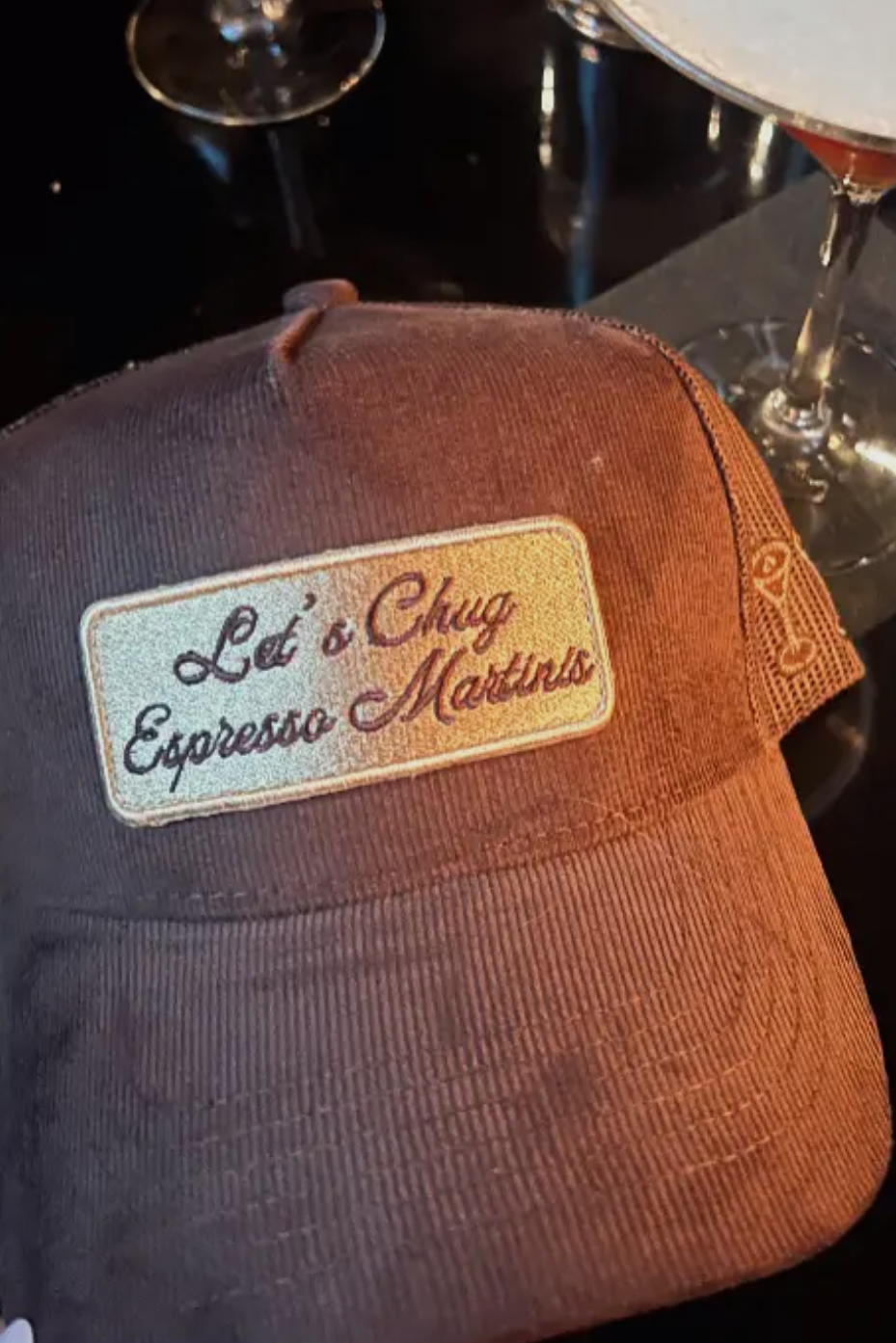 Chug Espresso Martinis Trucker Hat