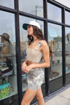 Western Buckle Crop Top