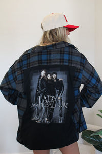 Lady A Band Tee Flannel