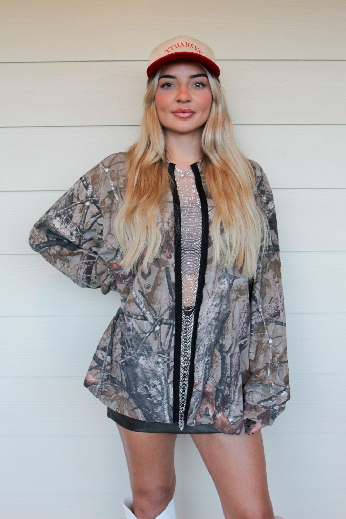 dress camo shirts Men's US Military American Long Sleeve Button Up Camo Casual Dress Shirt - Olive - Cotton Blend