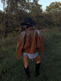 Phoenix Leather & Suede Fringe Jacket