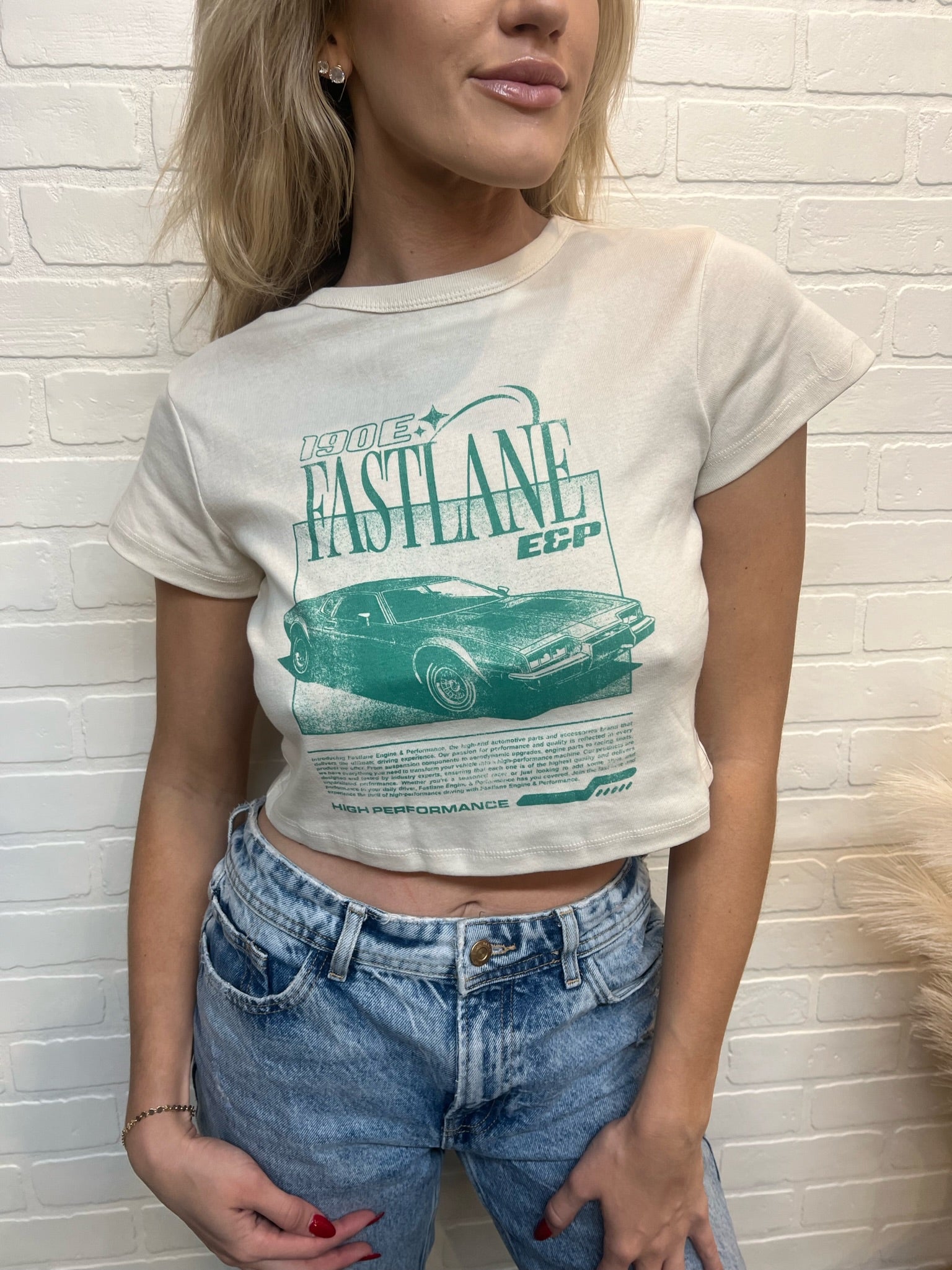 Fastlane Baby Tee Trendy and Tipsy