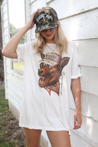 beer wolf graphic tee