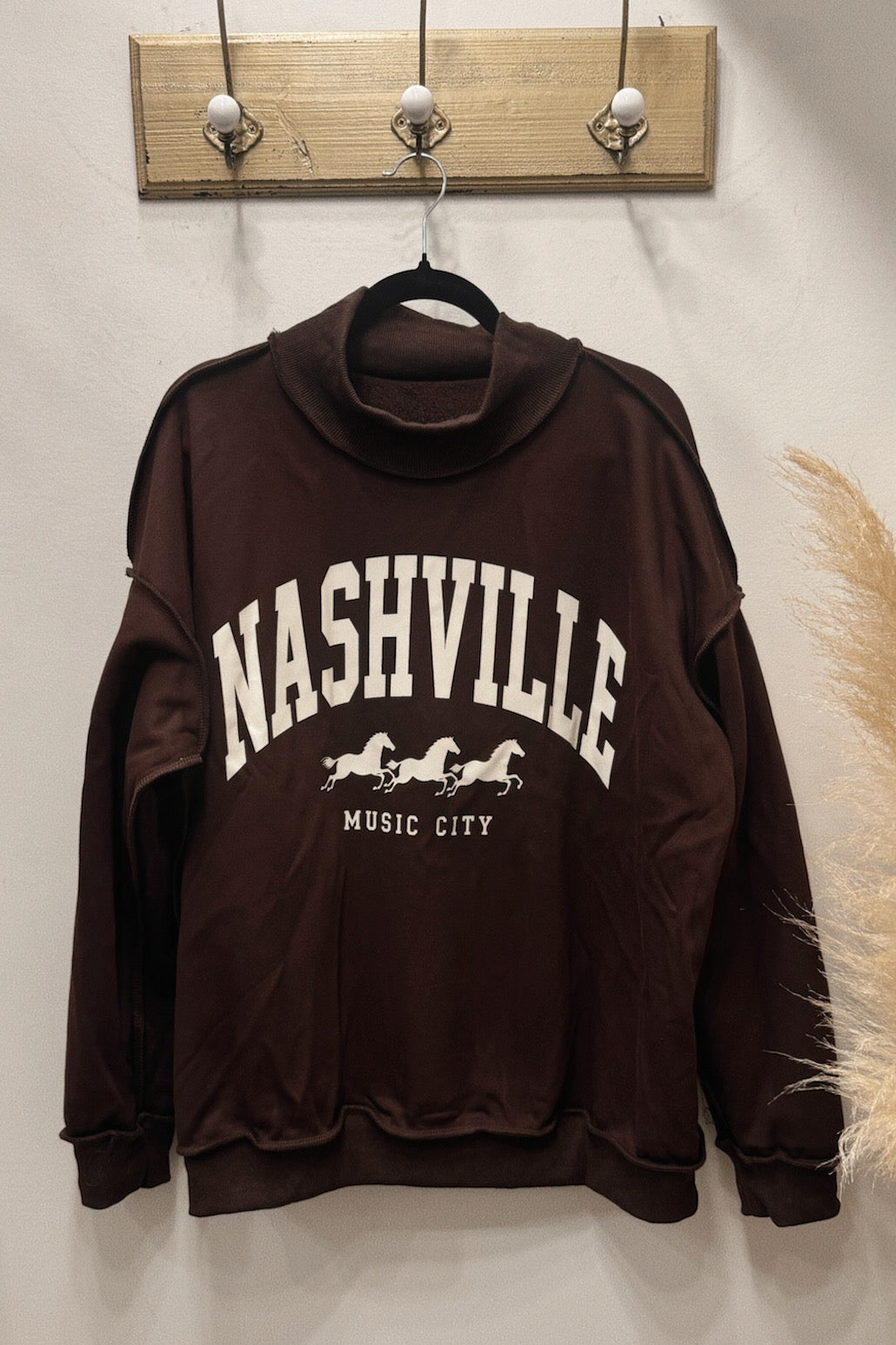 Nashville Music City/ Play Something Country Reversible Mockneck