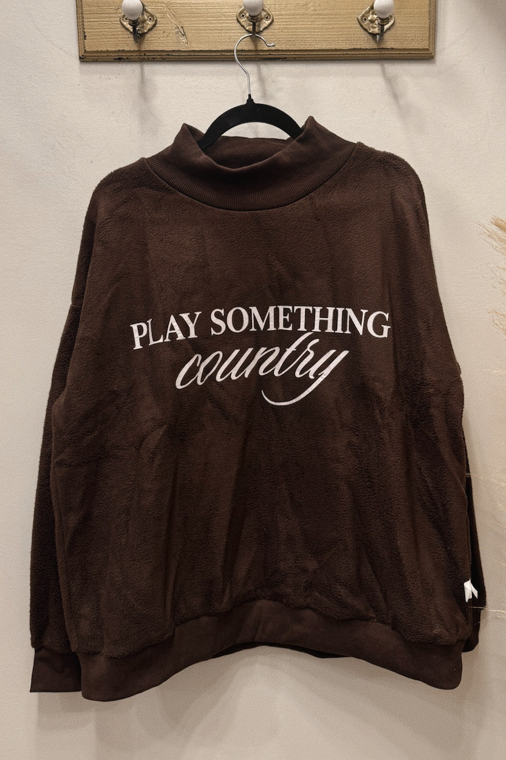 Nashville Music City/ Play Something Country Reversible Mockneck