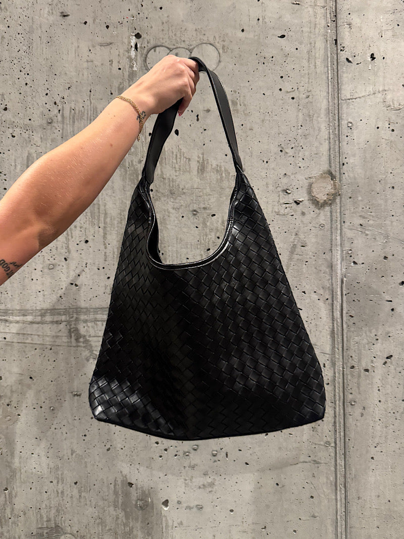 Woven Classic Hobo Bag