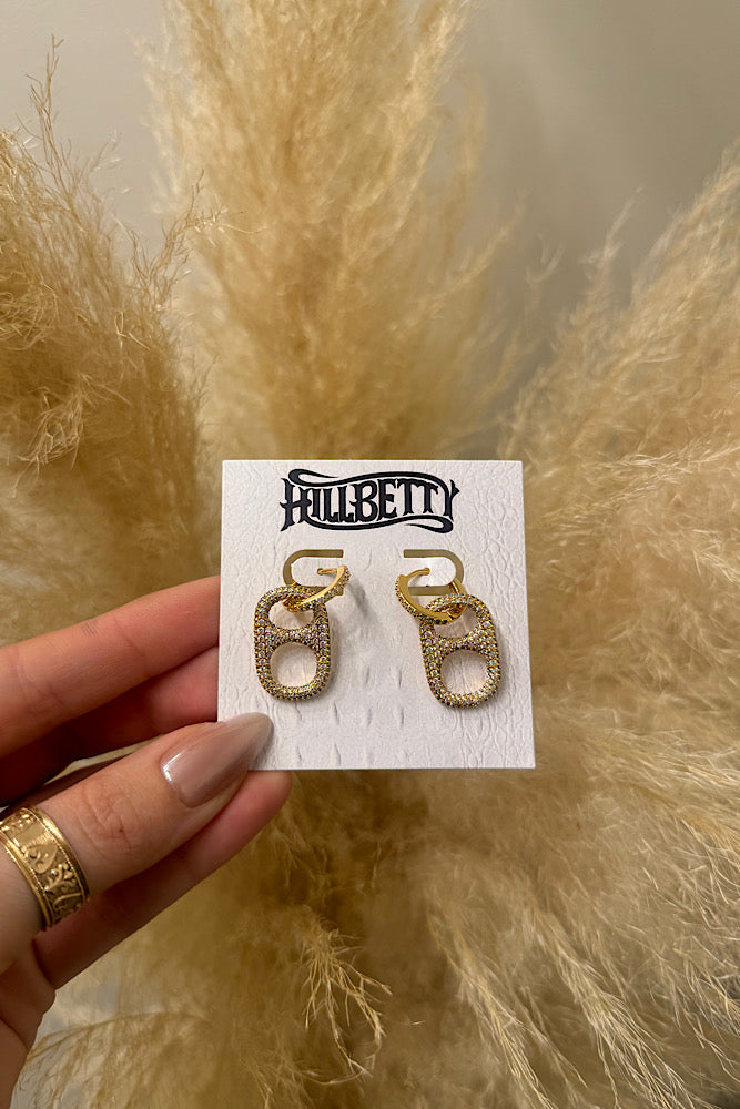 HillBetty -Beer Can Earrings