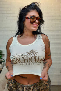 San Diego Beach Club Ribbed Tank