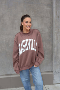 Nashville Mockneck Reversible Sweatshirt