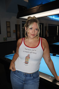 You Know You're A Country Girl Rib Tank