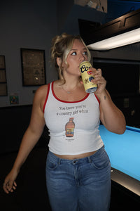You Know You're A Country Girl Rib Tank