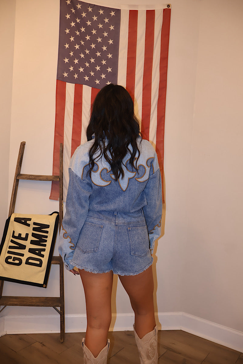 Jackson Denim Romper