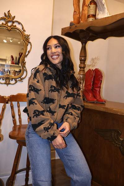 Run Wild Sherpa Jacket – Trendy and Tipsy