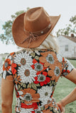 Coastal Cowgirl Belted Hat - Tan