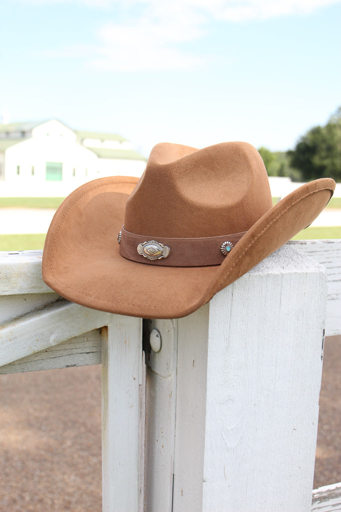 Coastal Cowgirl Belted Hat - Tan