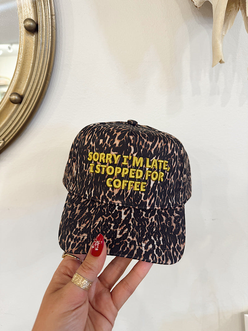 Sorry I'm Late Trucker Hat