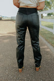 Harley Faux Leather/Denim Pants