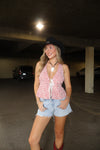 Dixie Gingham Halter Top