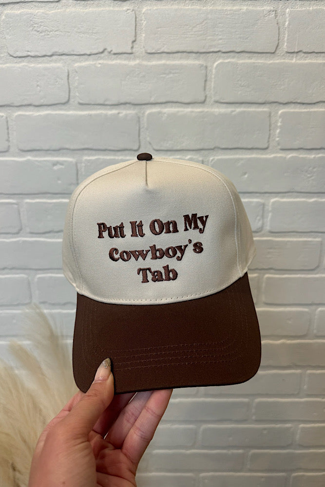 Put It On My Cowboys Tab Hat
