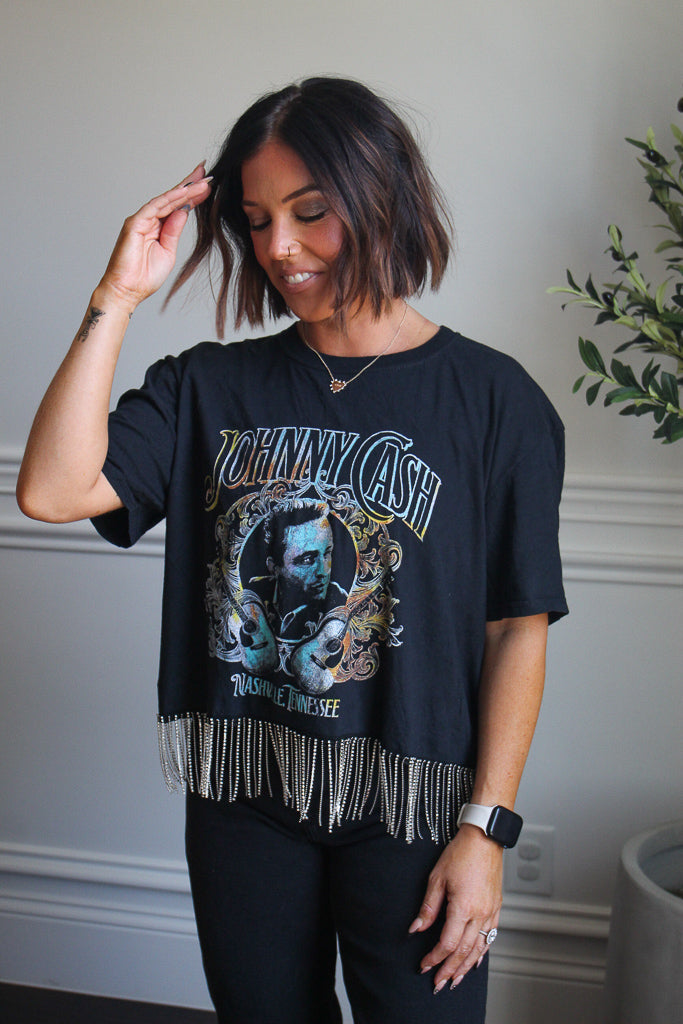 rhinestoone tee