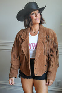 Leather Fringe Jacket