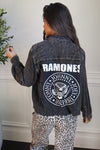 Ramones Wash Cropped Flannel