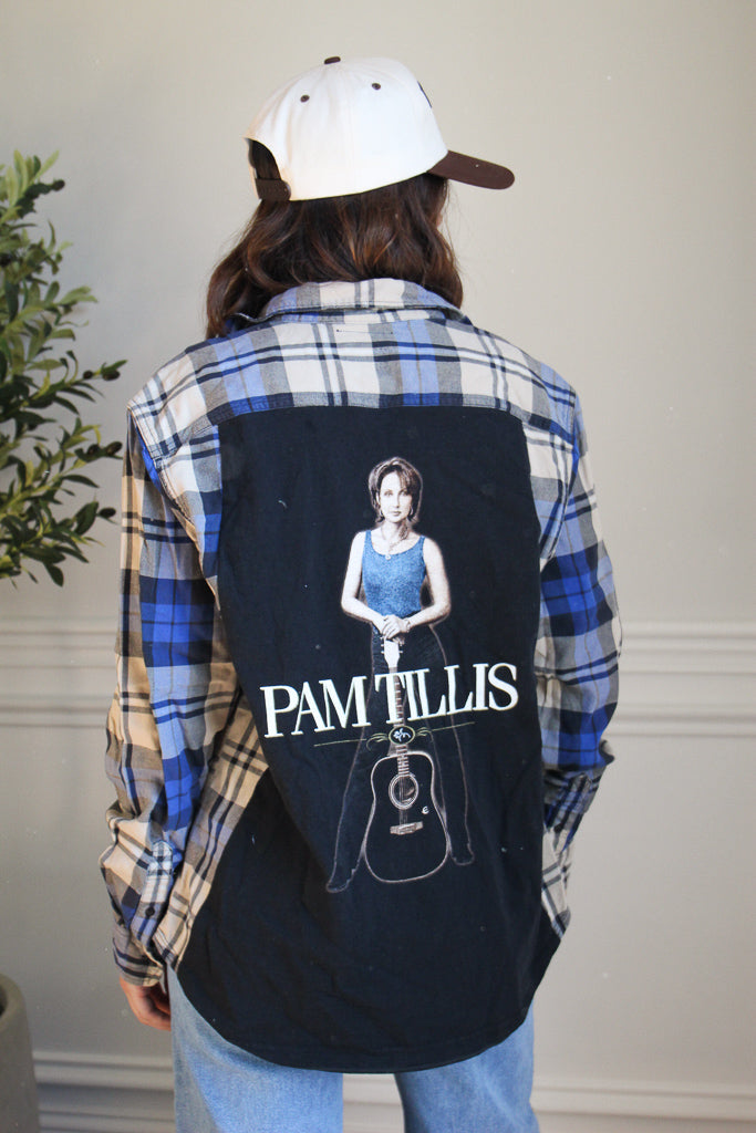 Pam Tillis Band Tee Flannel 