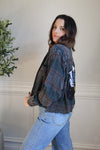 Brad Paisley Acid Wash Cropped Flannel 