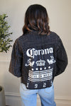 Corona Acid Wash Cropped Flannel