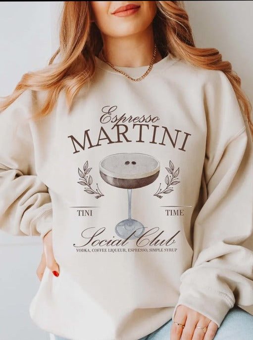 Pre-Order Espresso Martini Social Club Crewneck