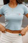 Country Girl Baby Tee- Baby Blue