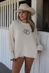 Double Horseshoe Sweater-Ivory