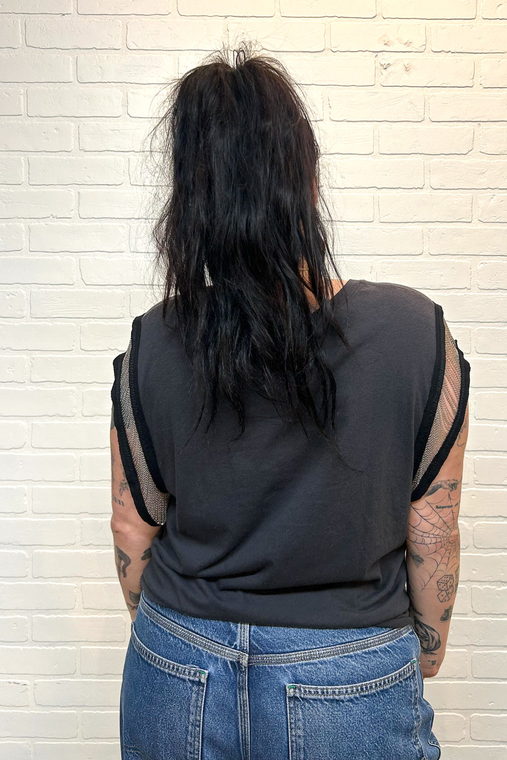 トップス theredthread S customize chain tank THEREDTHREAD / ザレッドスレッド】S customize chain tank